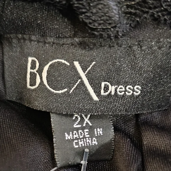 BCX Ruched, Cowlneck Dress Size 2X NWT - Picture 10 of 11